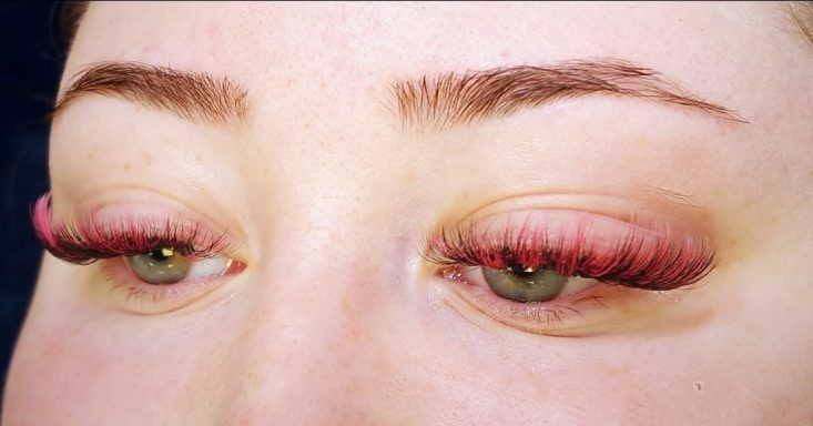 Coloured Lashes